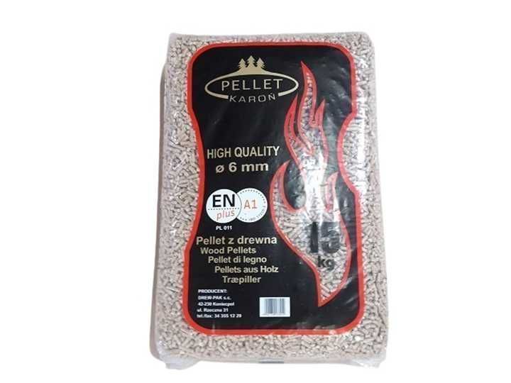Pellet KAROŃ workowany ENplus A1 certyfikowany