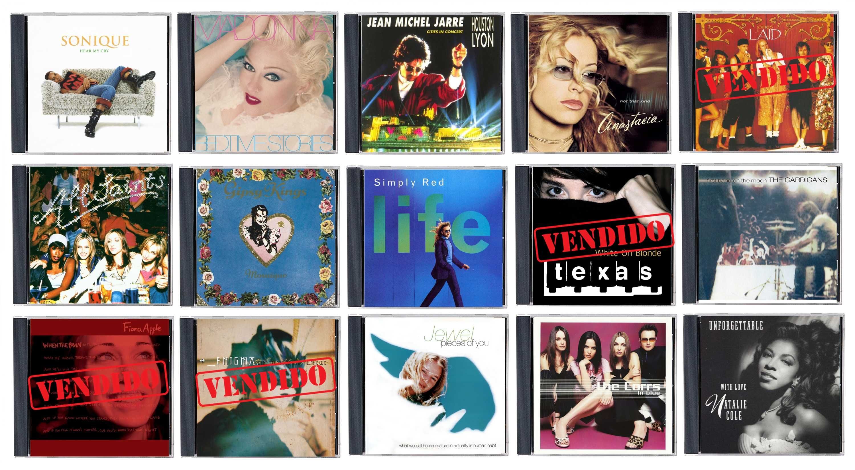 Pop, Rock, New Age, Soul: Lote de 60 CD's [18]