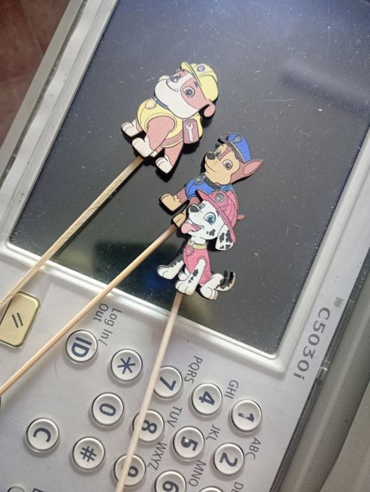Dekoracje toper na tort z hdf-ki psi patrol PAW patrol