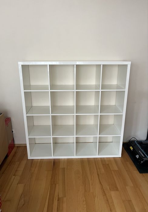Ikea Kallax Regał, biały POŁYSK , 147x147 cm