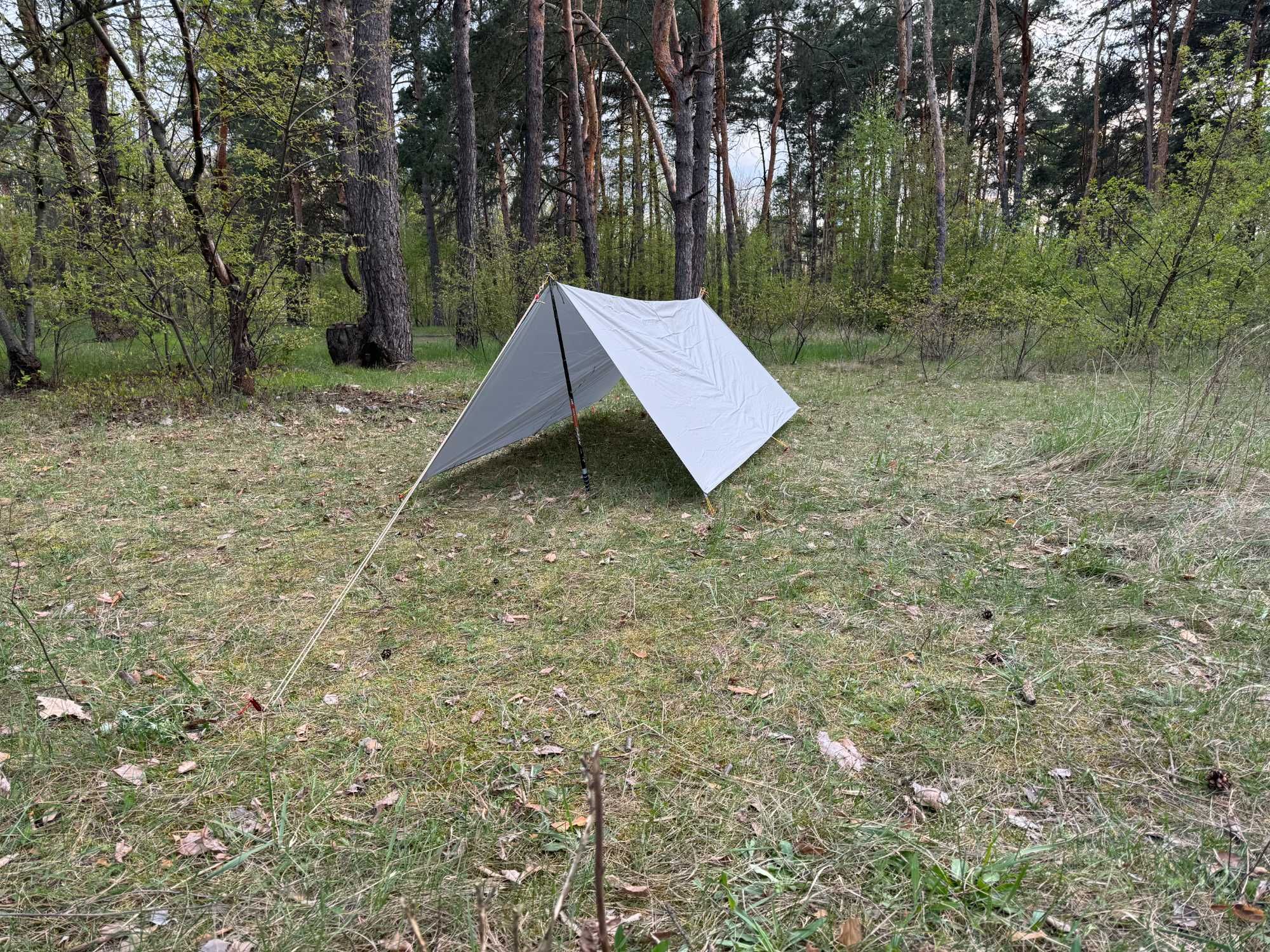 Тент туристичний 150х210, 210х300, нейлон 15д