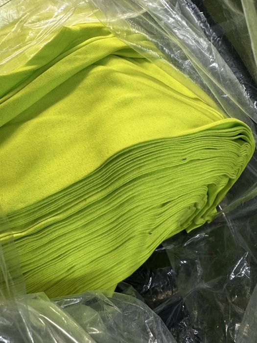 Dzianina limonkowa single-jersey Mirwal 100% bawełna, gramatura 180