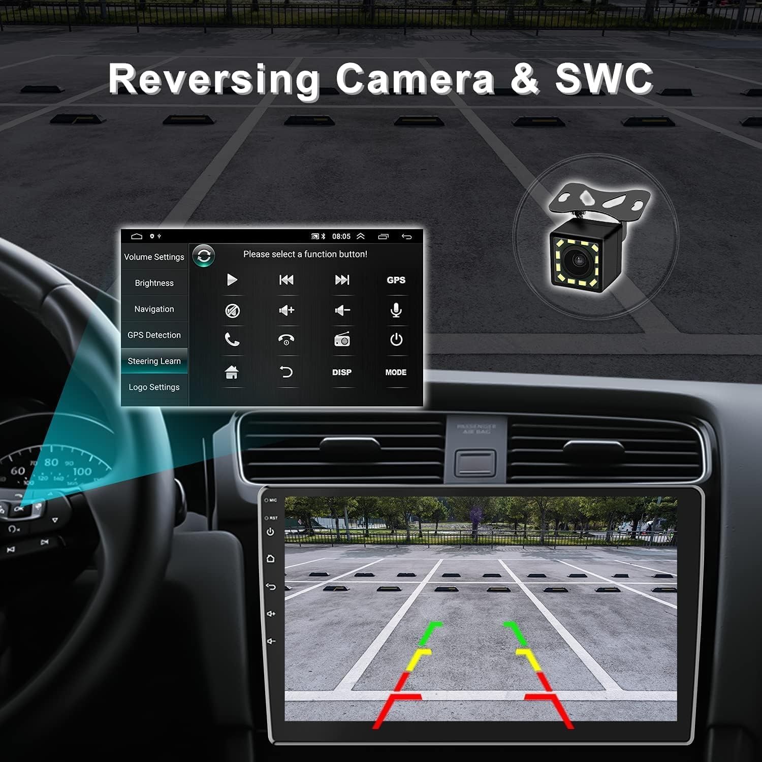 Android 13 Car Radio dla Ford Focus MK2/MK3 (2004–2011):