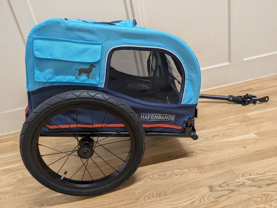 Hafenbande Przyczepka Rowerowa Cabby S dla psa 116x52x61cm do 20kg ZWR