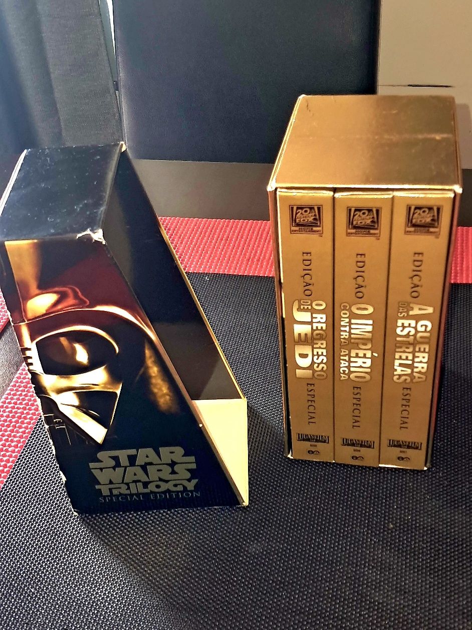 Trilogia Star Wars em VHS