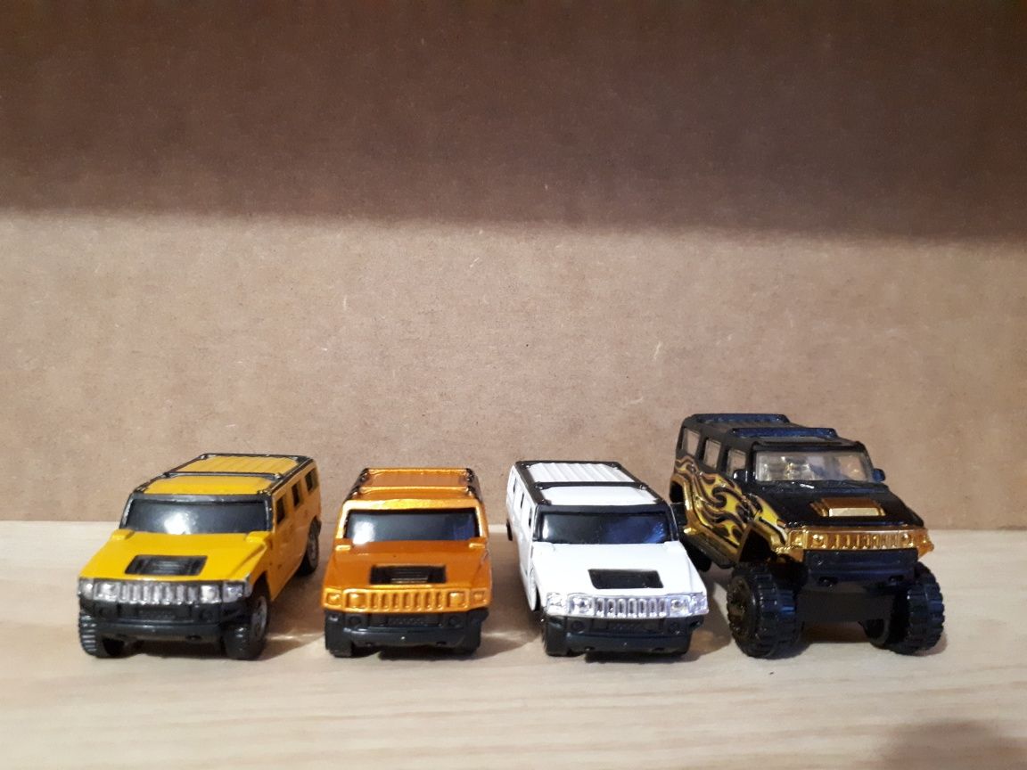 Lote de 4 Hummer H2 1/64
