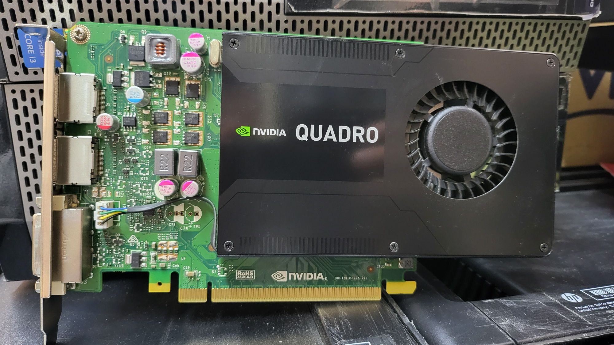 Професійна Відеокарта Nvidia Quadro K2200 4Gb / DDR5 / 128 bit