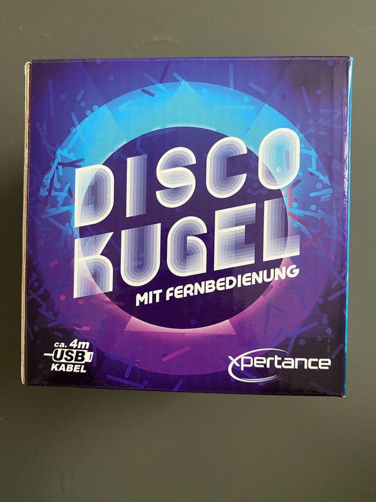 Disco kugel kula dyskotekowa led z pilotem