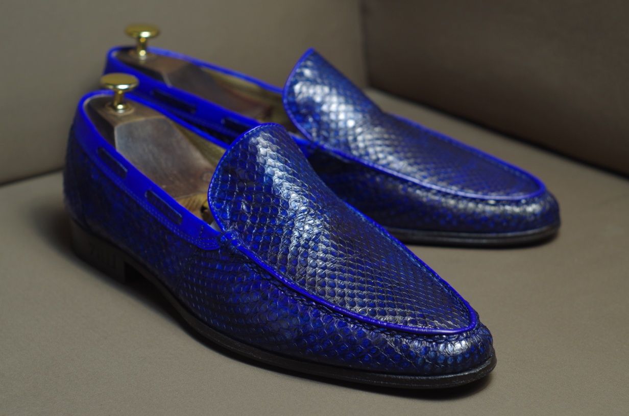 Zilli Питон Мокасины Лоферы Оригинал 44р ( 28,5см )