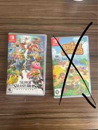 Ігри для Nintendo Switch Animal Crossing і Super smash bros