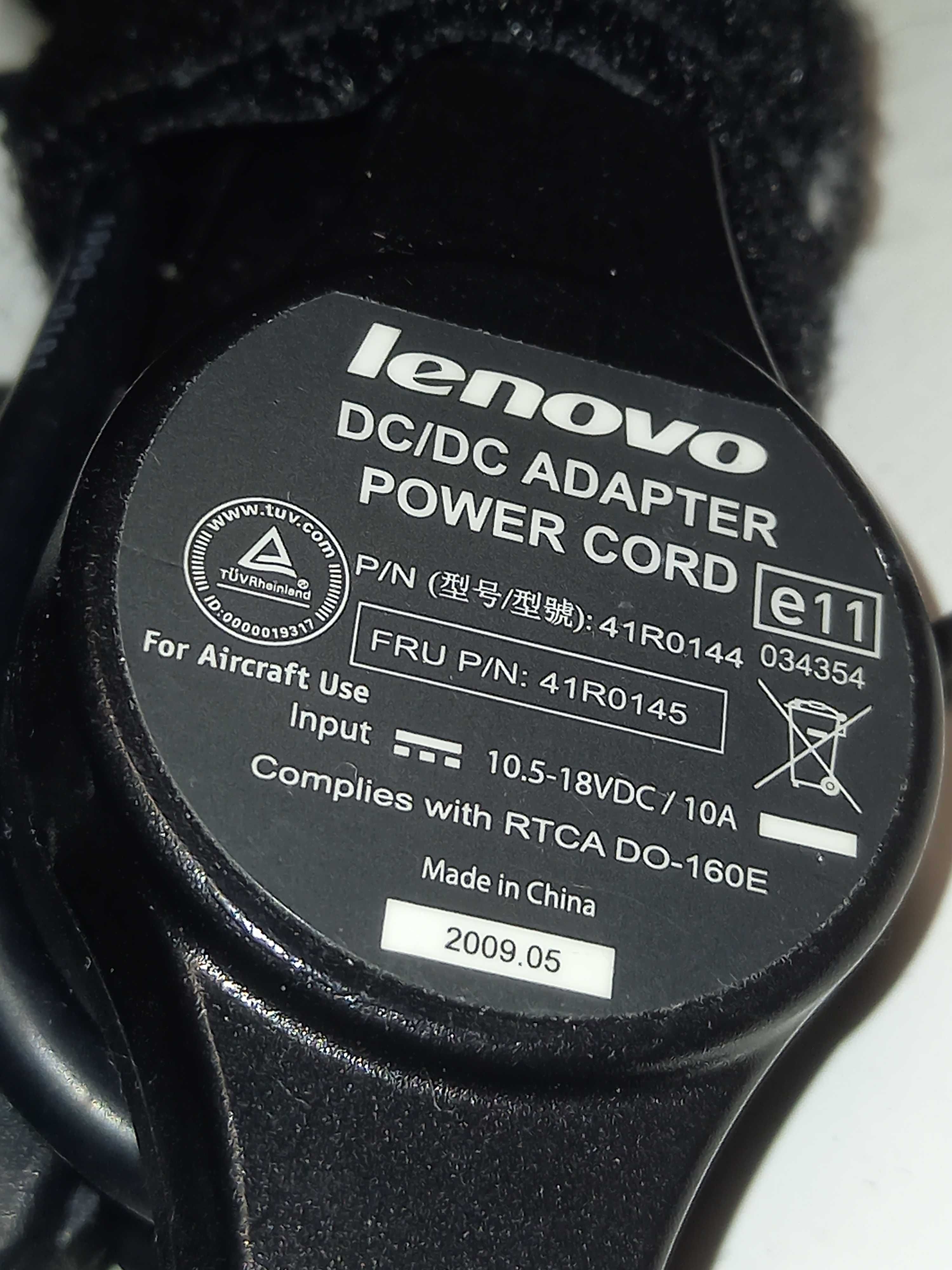 Adapter Lenovo DC/DC Adapter 10,5-18V 41R0144, 41R0145