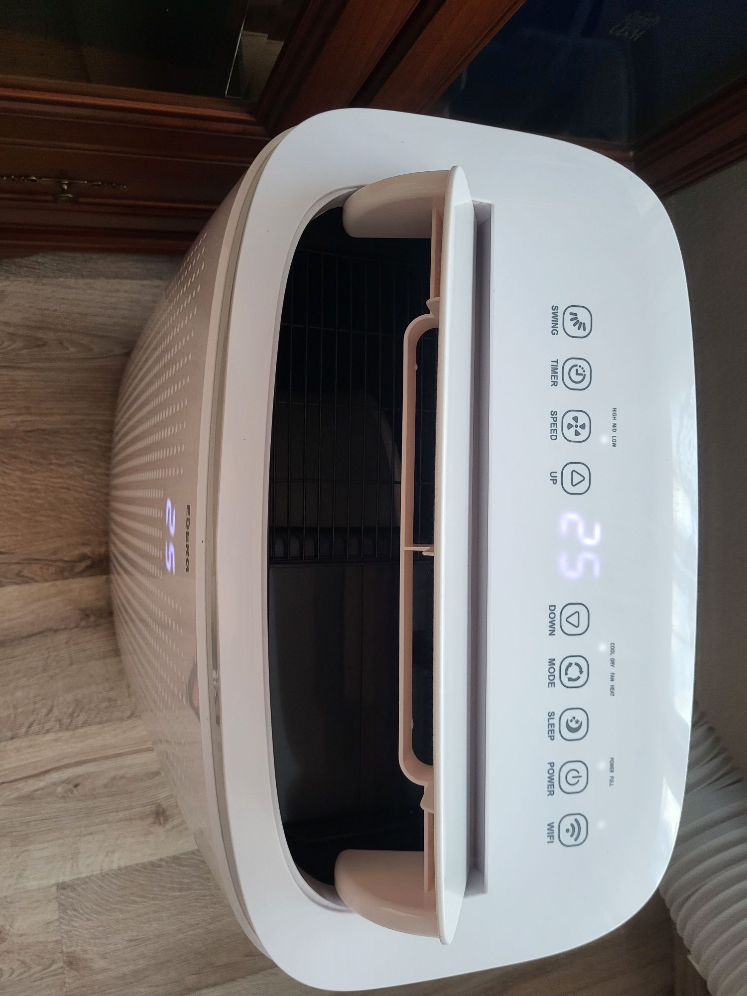 4w1 klimatyzator przenośny ACROS 4.7kW, osuszacz 80l+WiFi+pompa ciepła
