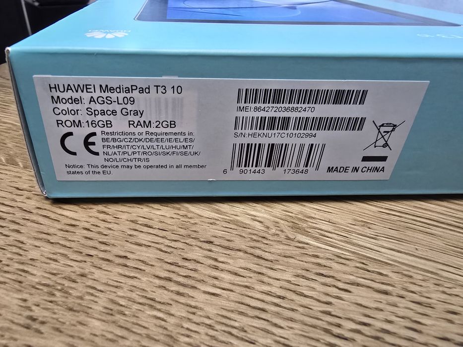 Huawei MediaPad T3 10", LTE, WIFI, telefon, karta nano sim, stan idea