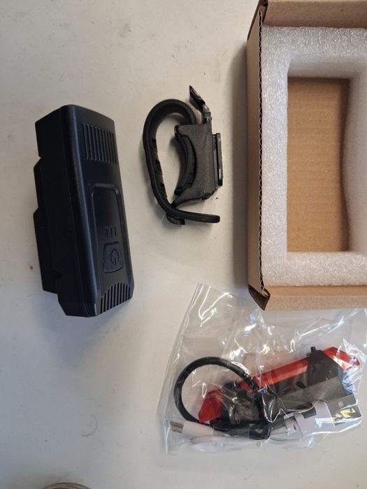 Zestaw lampek lampki rowerowe USB PRZÓD + TYŁ ledowe NOWE