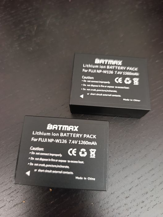 Baterias compatíveis com Fujfilm