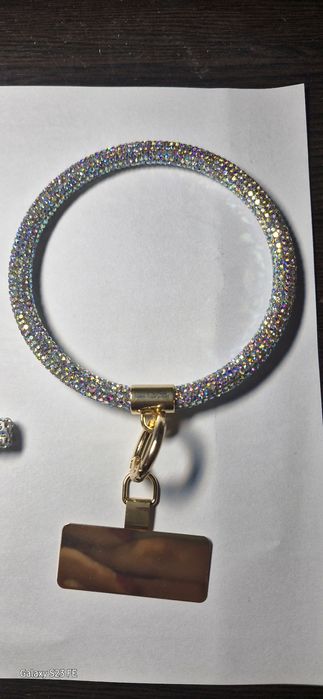 Брелок з камінчиками кільце для телефону