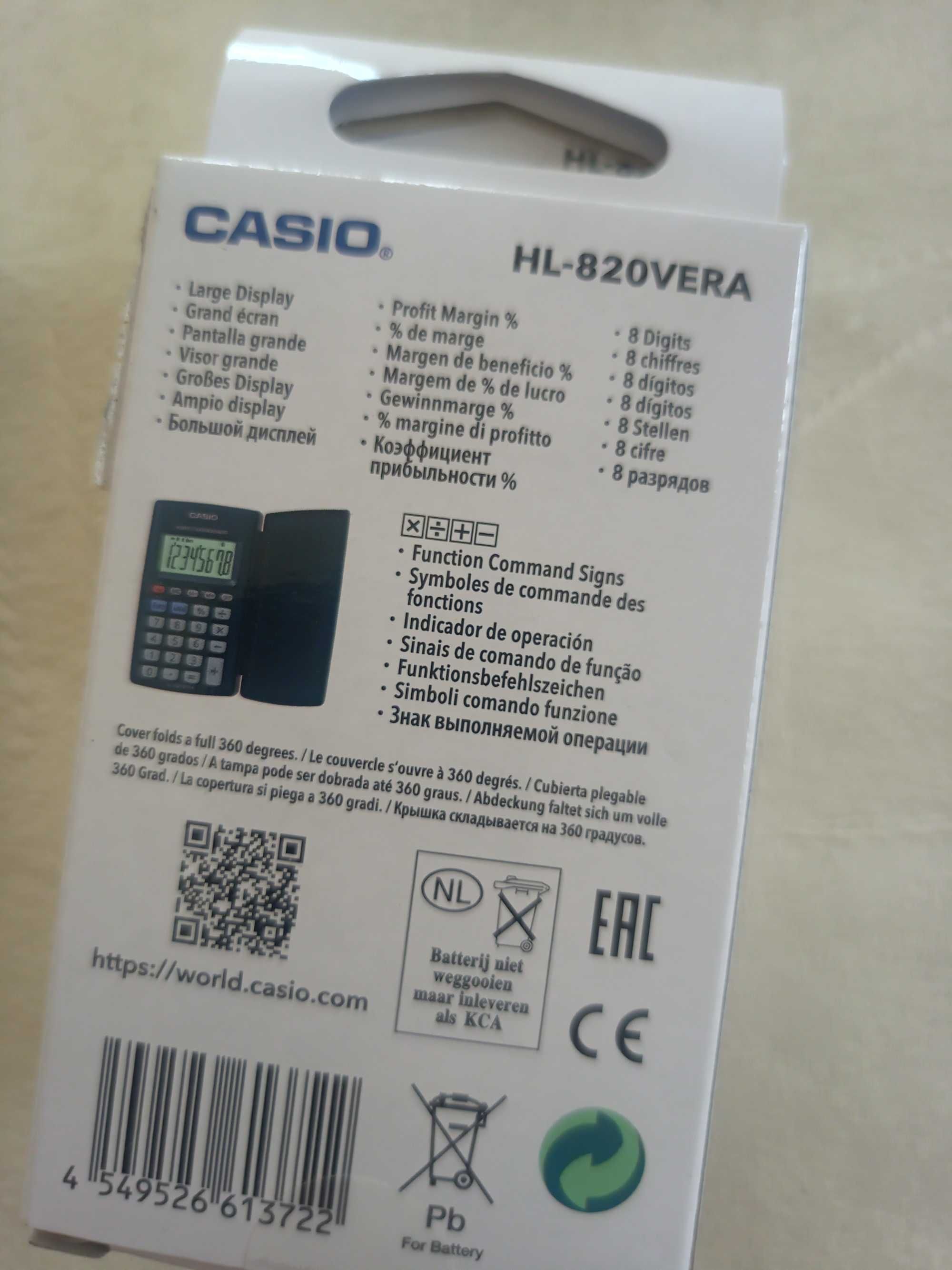 nowy kalkulator CASIO