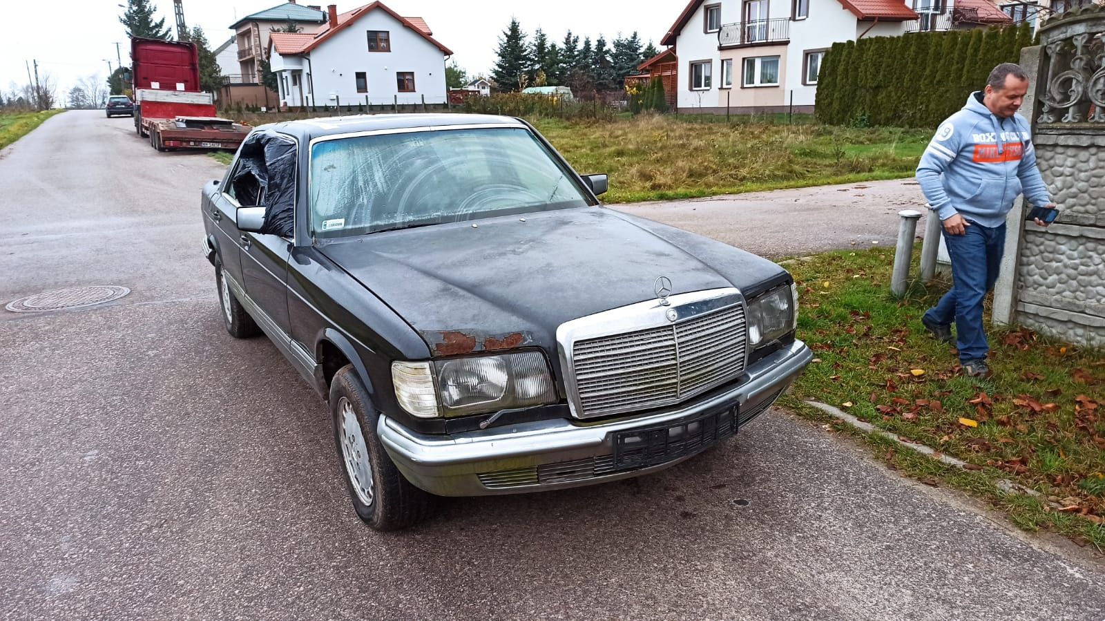 Mercedes w126 reflektor prawy