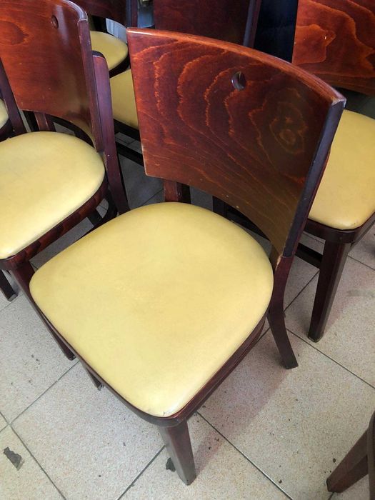 2 Cadeiras tipo art deco madeira maciça