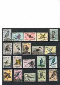 Coleção de Selos de Aves de Angola - do Ano 1951