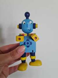 Ruchomy robot Tobar wykonany z drewna flexi 12cm drewniana zabawka