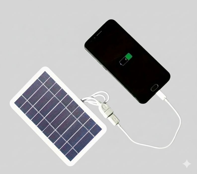 Сонячна панель з USB для iPhone 11, 12, 13, 14