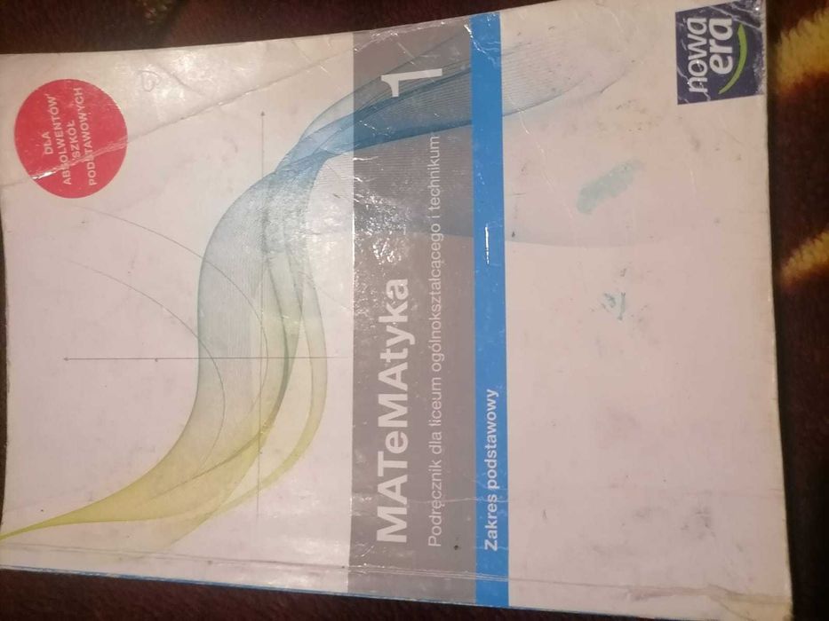 podręcznik MATeMAtyka 1 Nowa Era zakres podstawowy