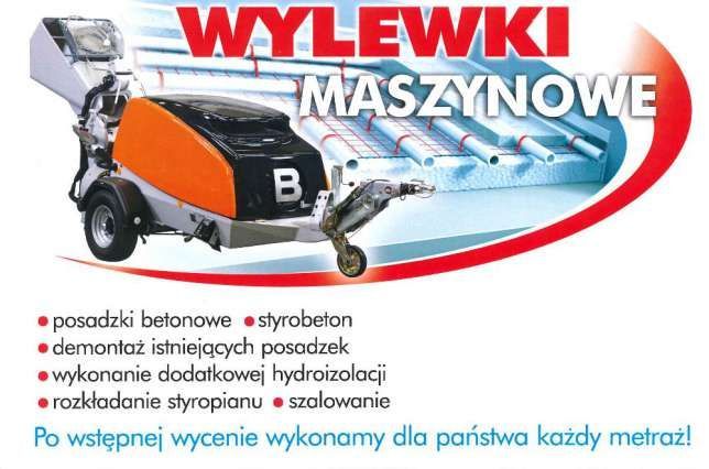 Wylewki Maszynowe , STYROBETON Promocja 24 zł 25 zł m2