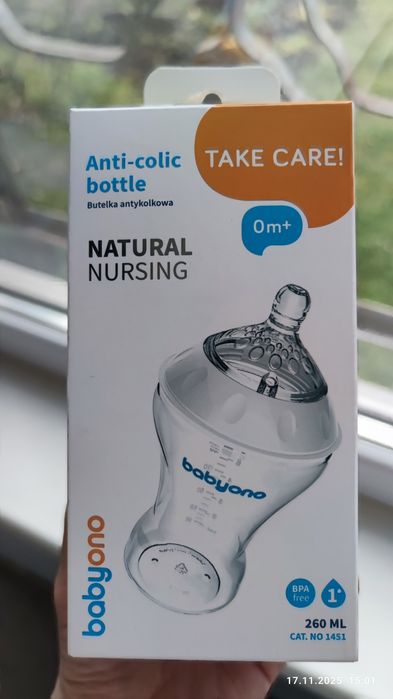 Антиколікова пляшечка бутилочка для годування