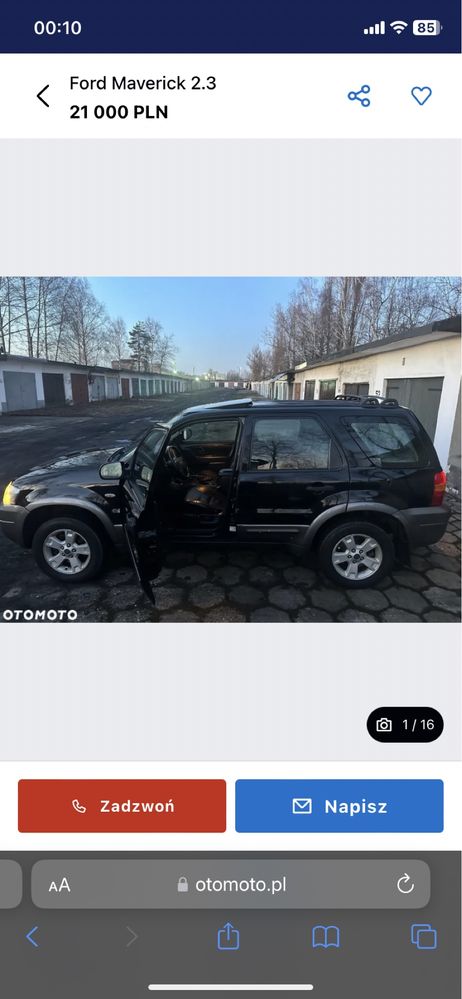 Ford Maverick  4x4 z sekwencja gazową 2,3