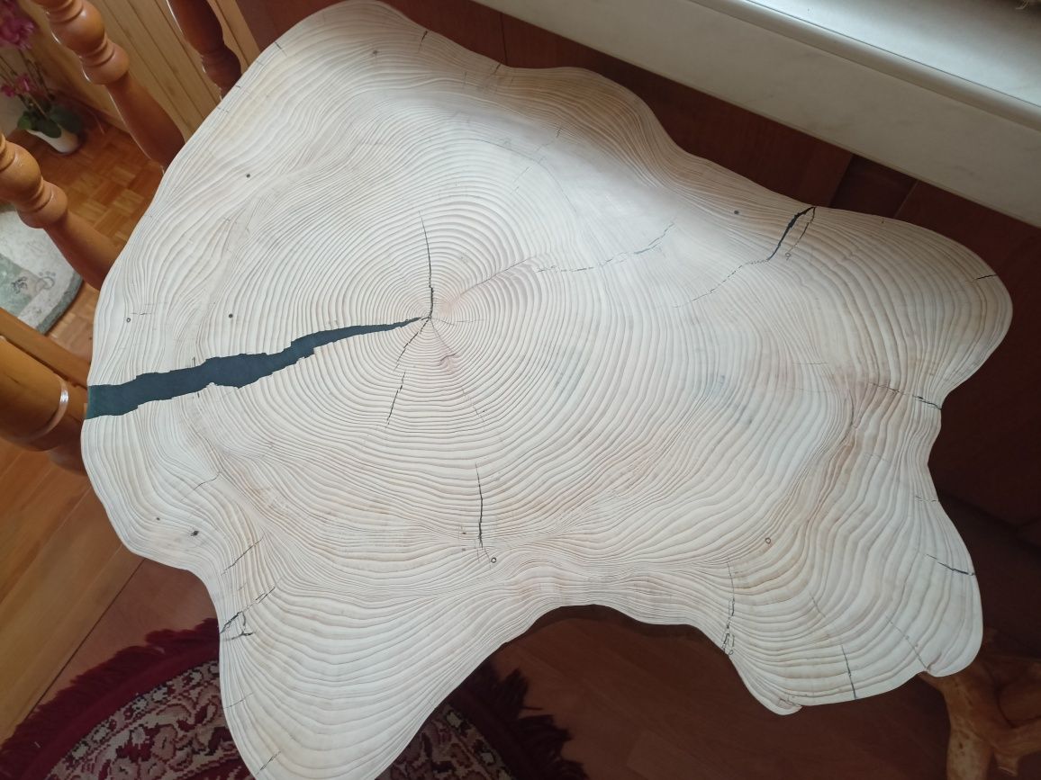Stolik żywica plaster drewniany drewno