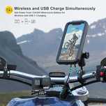 Wodoodporny uchwyt na telefon motocyklowy IP67 z bezprzewodową