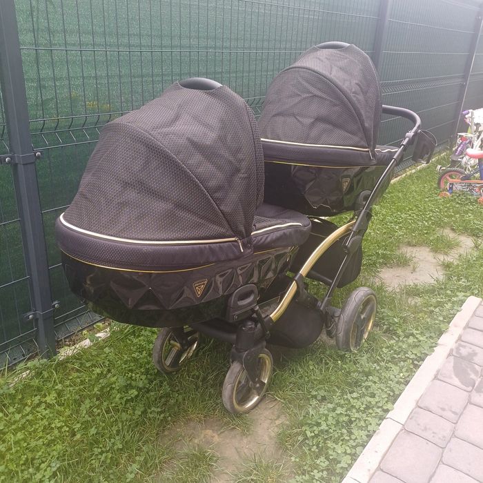 Bliźniaczy wózek junama diamond