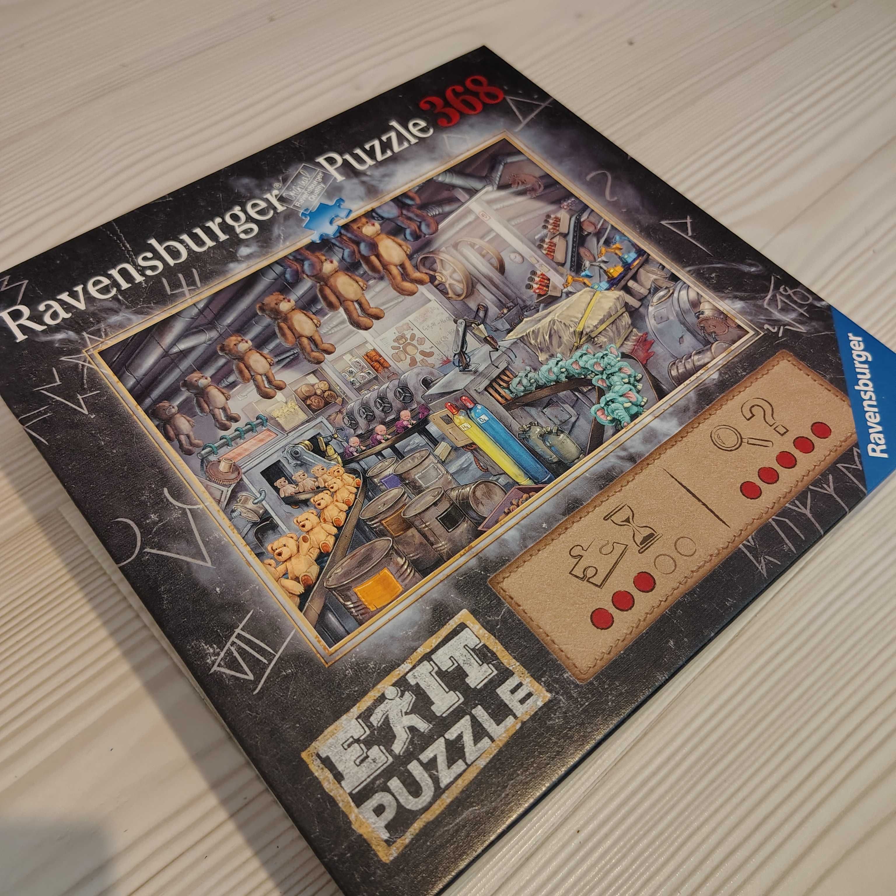 Ravensburger, Puzzle Exit, Fabryka Zabawek, 368 el
