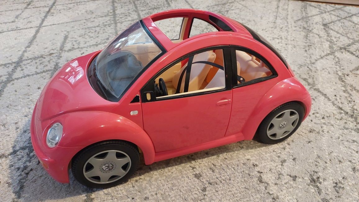 Samochód Barbie Mattel Volkswagen Beetle różowy