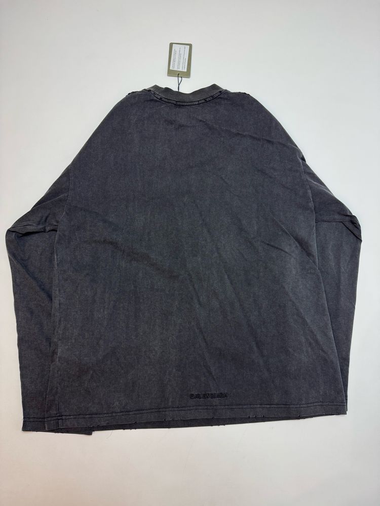 Лонгслів Balenciaga Rammstein Washed black S