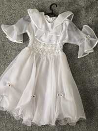 Біла шифонова сукня для дівчинки