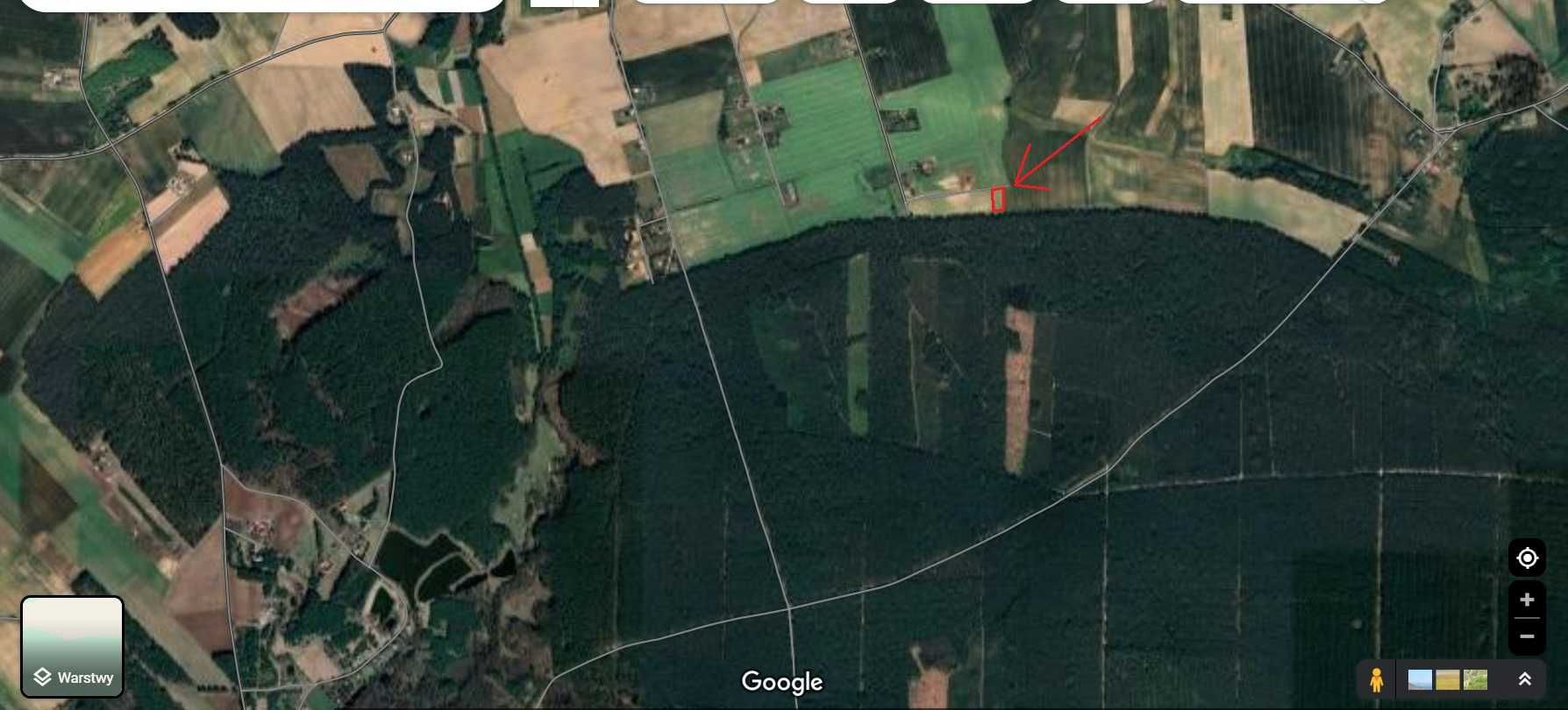 Działka budowlana na sprzedaż  Pruska Łąka 3026 m2 - z granicą lasu !