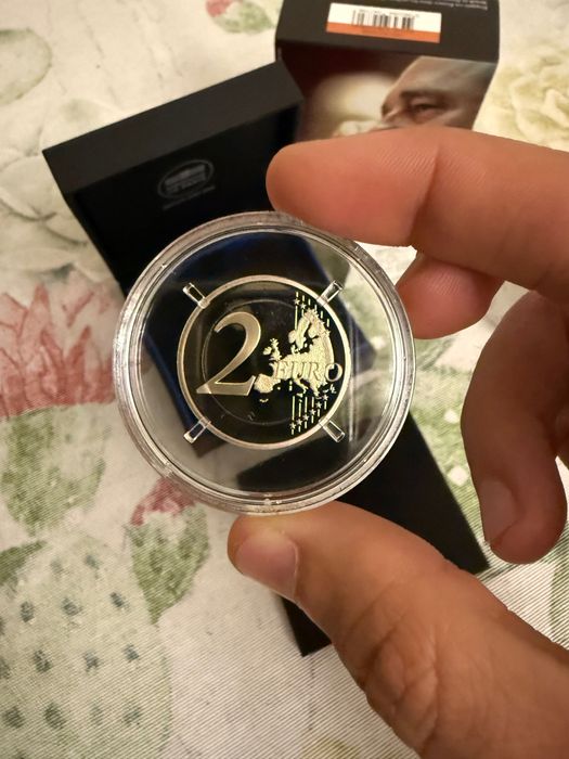 Moeda 2€ França Jacques Chirac Proof 2022