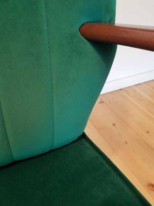 Modny Fotel Klubowy PRL USZAK - vintage lata 60 -70