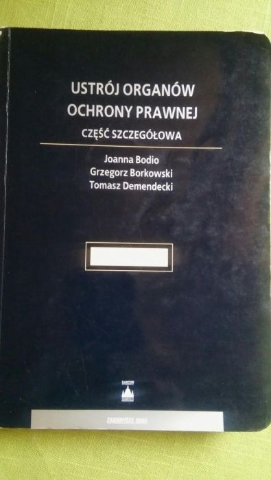 Ustroj Organow Ochrony Prawnej-czesc szczegolna