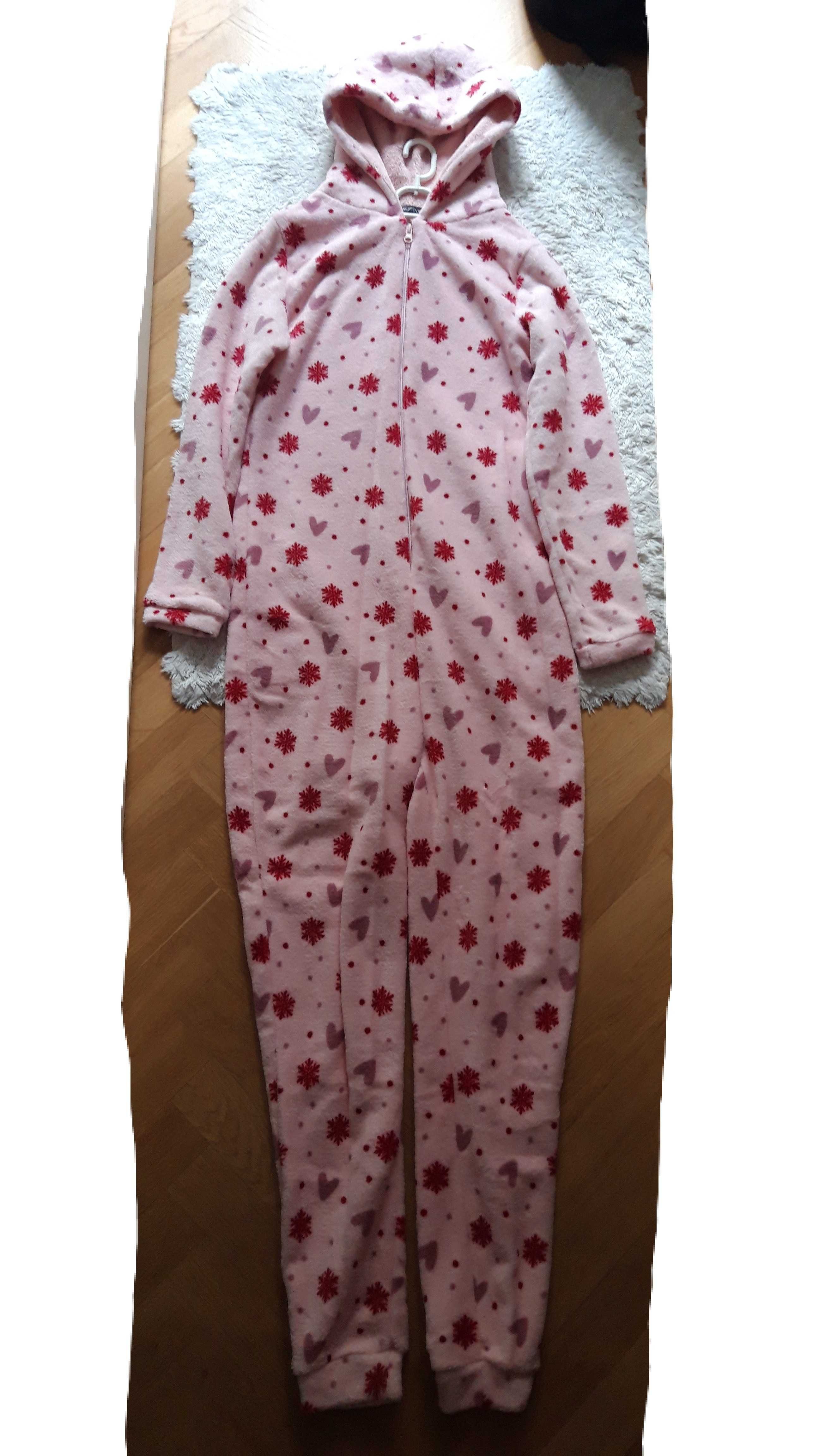 Kigurumi onesie różowe świąteczne