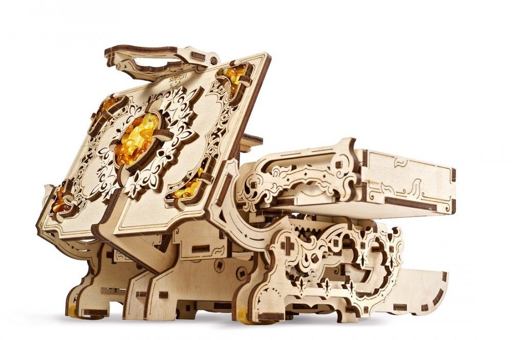 Продам новый 3Dпазл из дерева Ugears "Янтарная шкатулка" для украшений