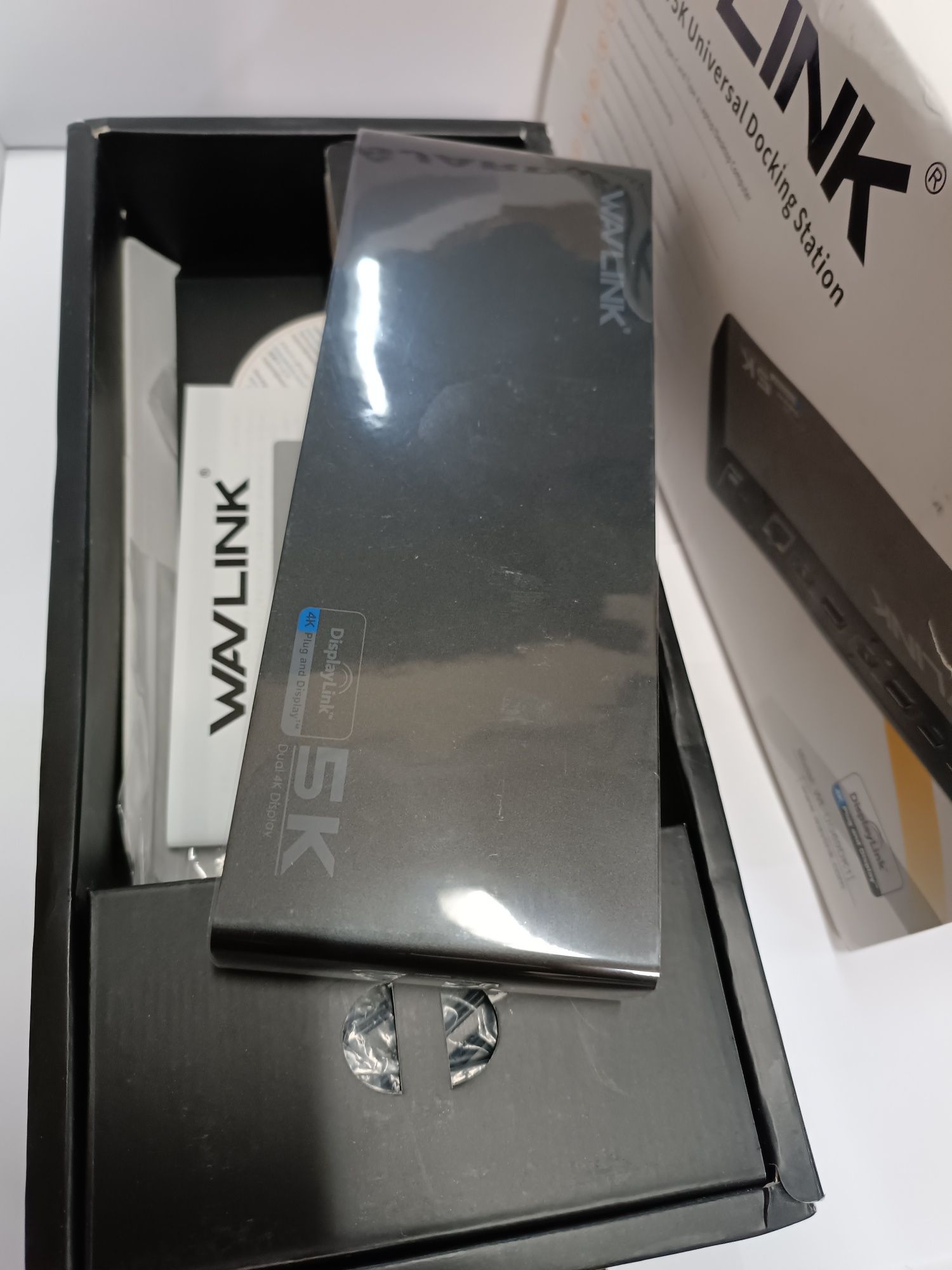 Wavlink Universal USB-C Ultra 5K Docking Station com saídas de vídeo d