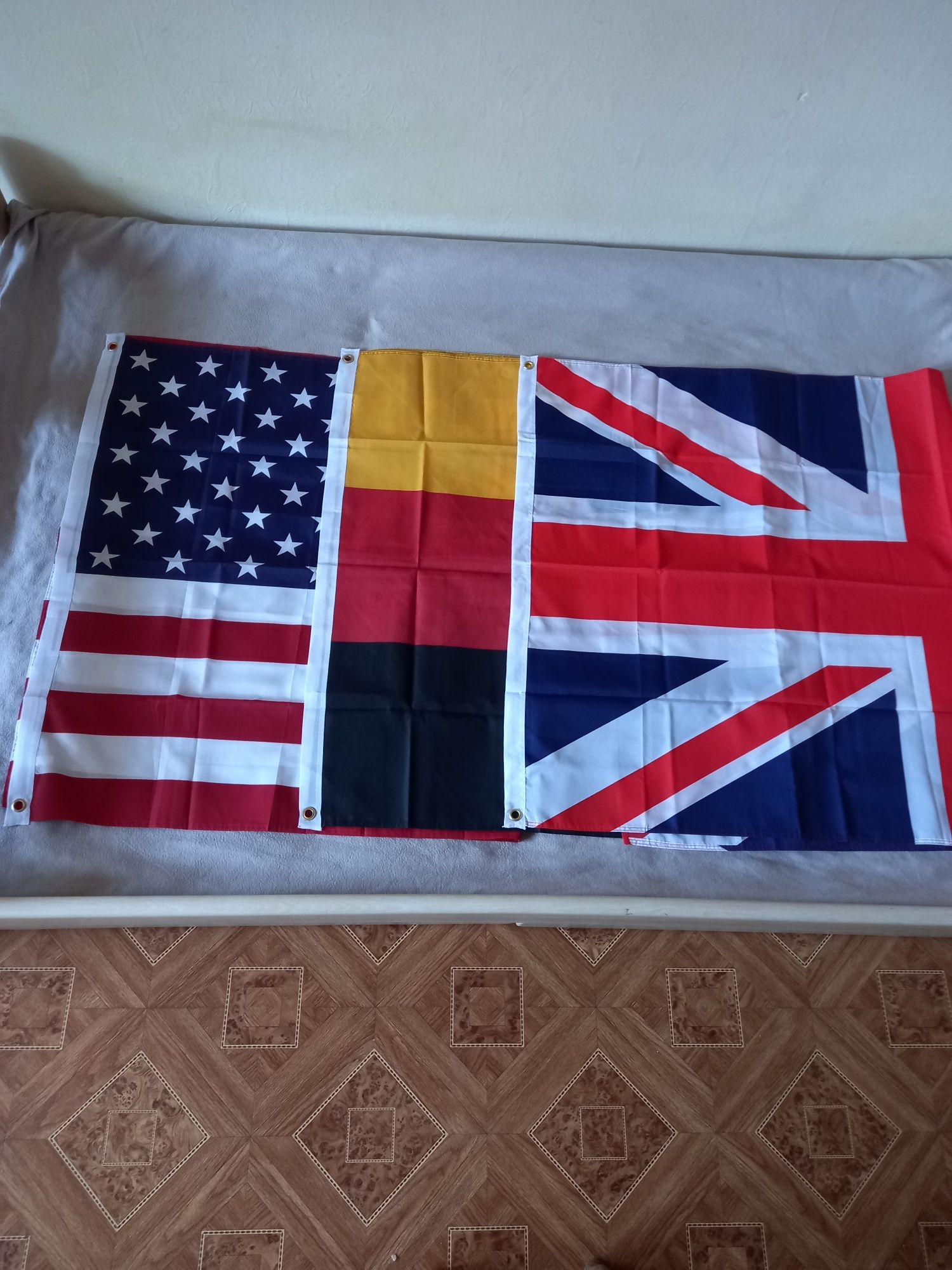 Флаги МИРА большие уличные двусторонние стран-друзей Германия