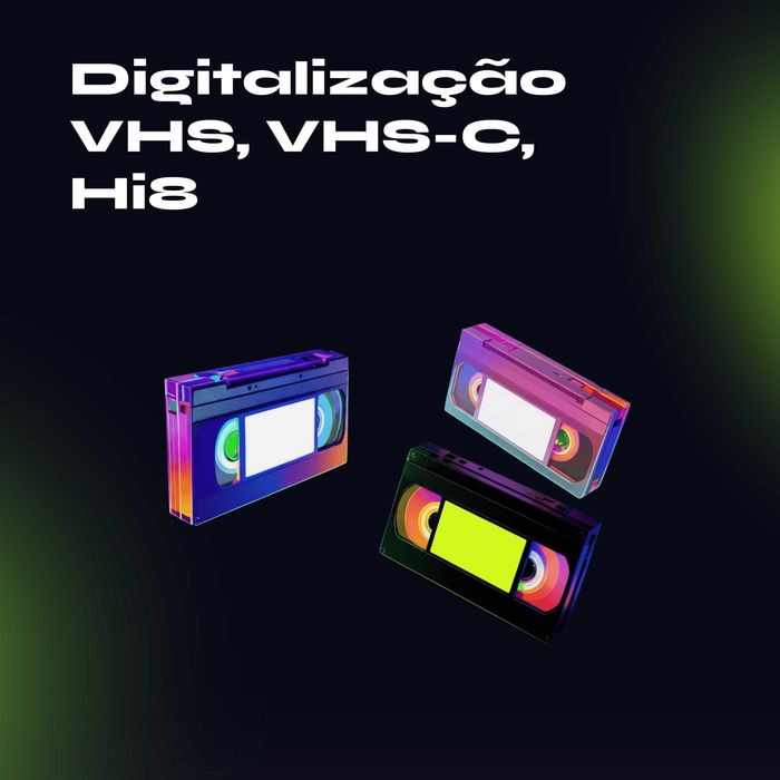 Digitalização VHS, VHS-C, Hi8 e Video8