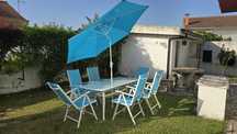 Mesa de Jardin com 6 cadeiras e parasol