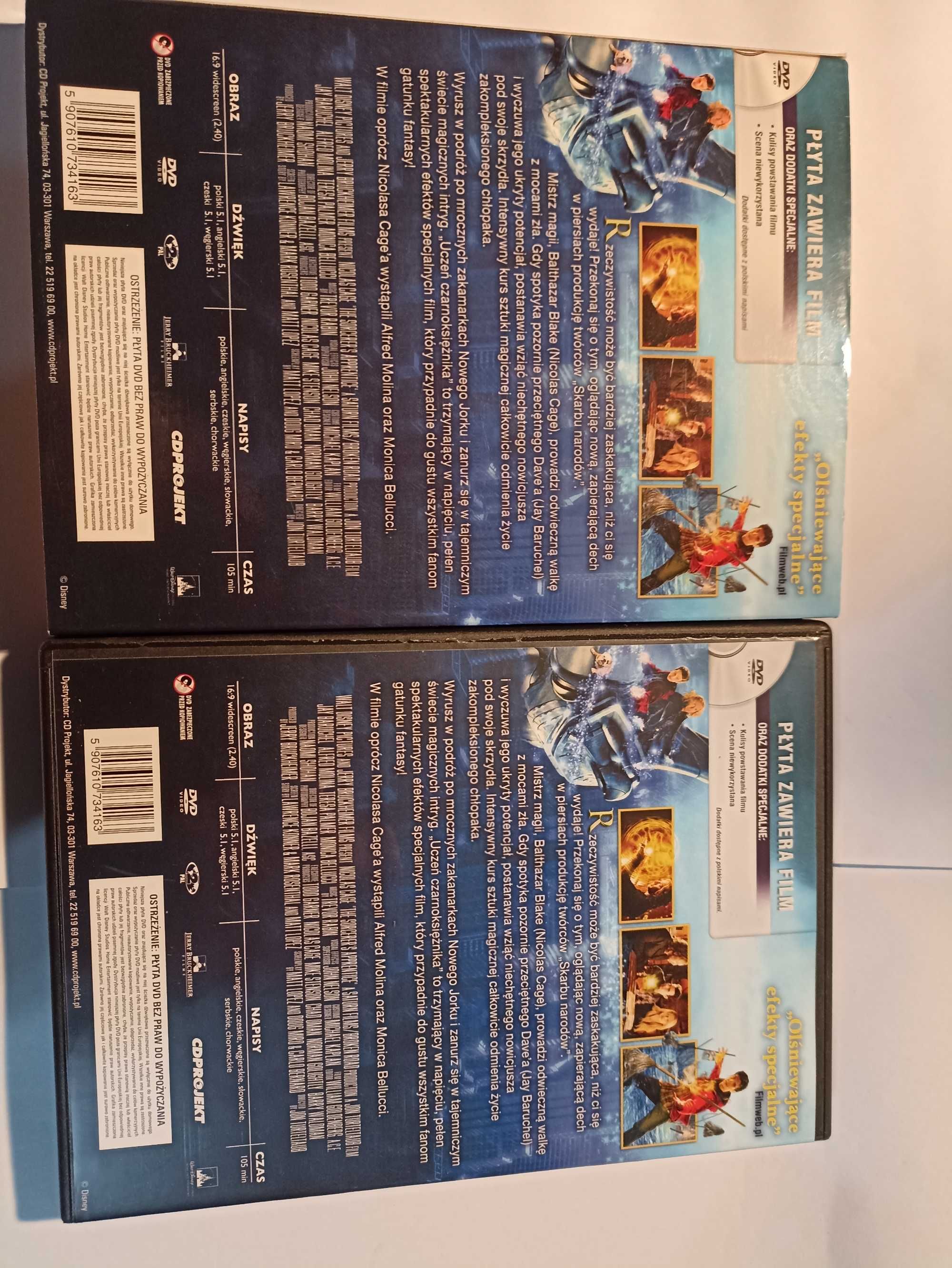 film dvd disney uczeń czarnoksiężnika