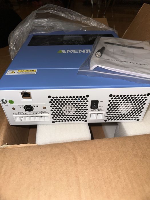 Гибридный инвертор ANENJI 4000W 24V wifi