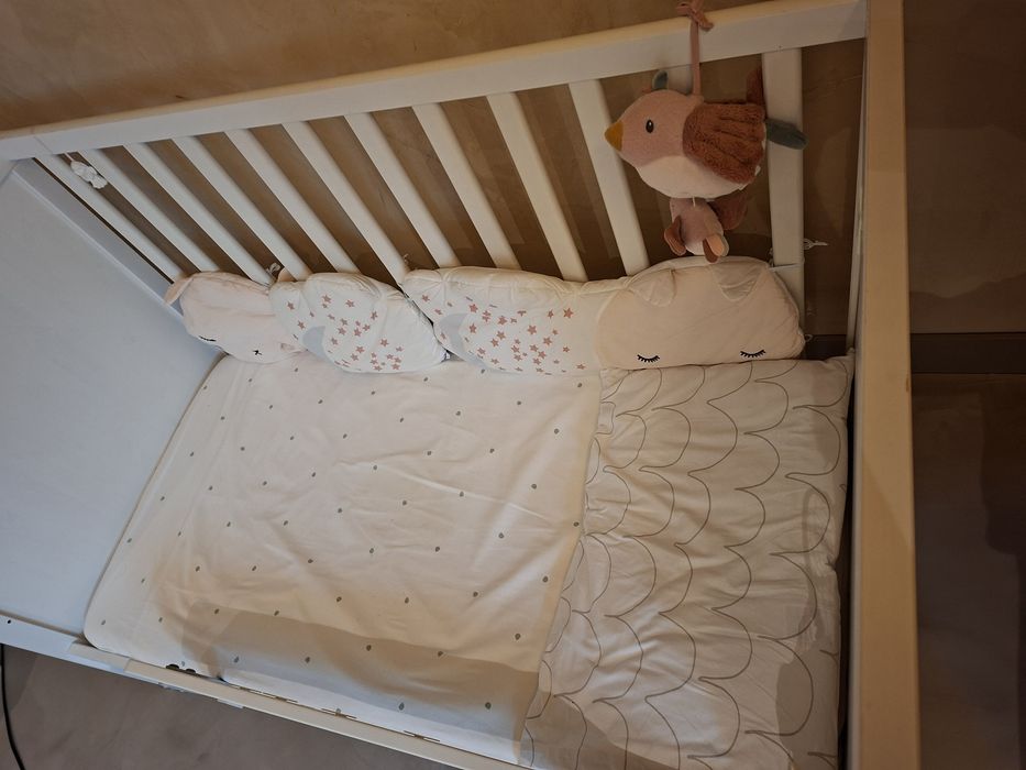 Berço Sundvik + colchao + barreira proteção